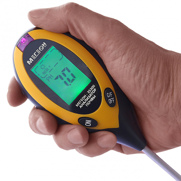 Измеритель (анализатор) почвы МЕГЕОН 35300 купить по низкой цене | МАКСПРОФИТ