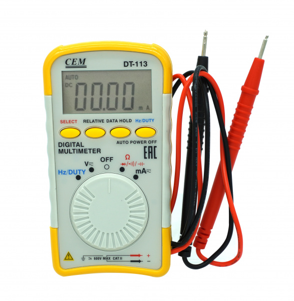 Мультиметр цифровой CEM DT-113 купить по низкой цене | МАКСПРОФИТ