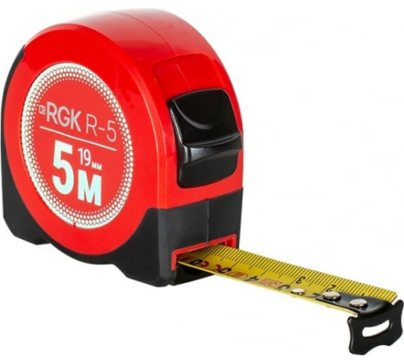 Измерительная рулетка RGK R-5 купить по низкой цене | МАКСПРОФИТ
