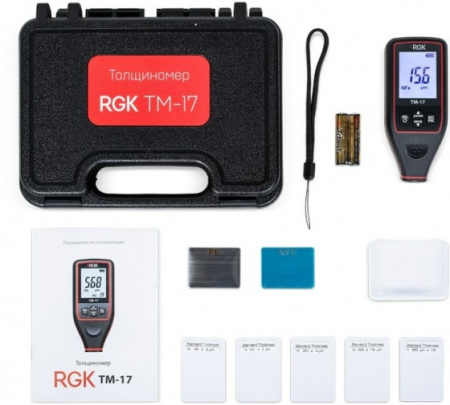 Толщиномер RGK TM-17 купить по низкой цене | МАКСПРОФИТ