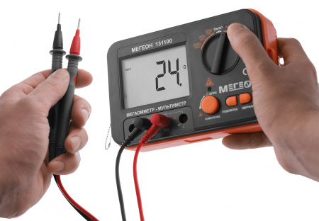 Мегаомметр (измеритель сопротивления изоляции) МЕГЕОН 131100 купить по низкой цене | МАКСПРОФИТ